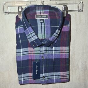 XXL Club Room Men's Multicolor Plaid Shirt
